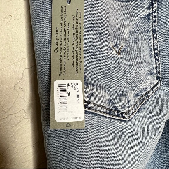 Hudsons Jeans Rosie Light Wash Women's Blue Jeans size 26 NWT - Picture 10 of 11